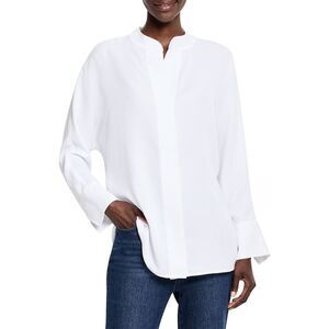 Nic+Zoe Womens  Go With The Flow Shirt, White